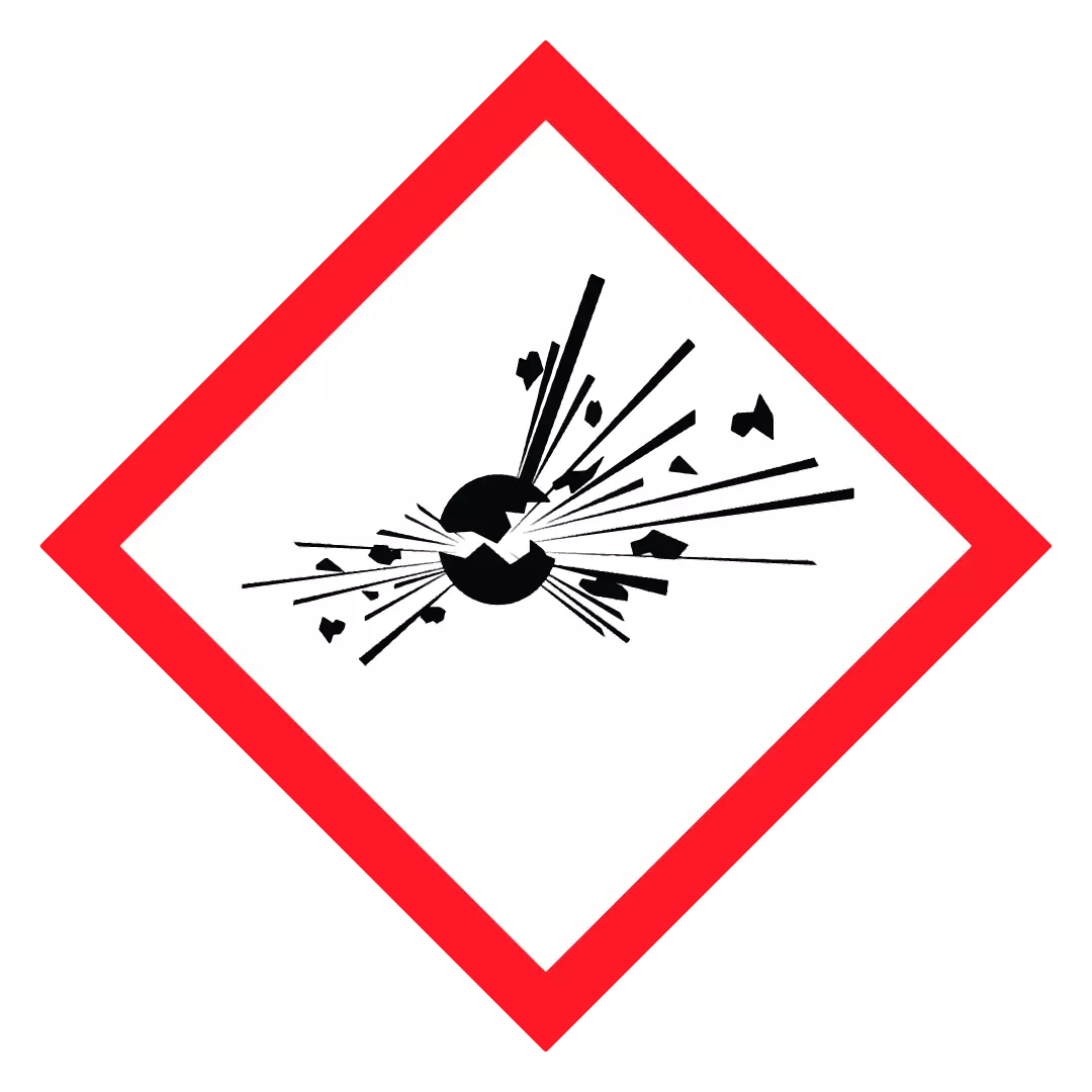Explosive pictogram