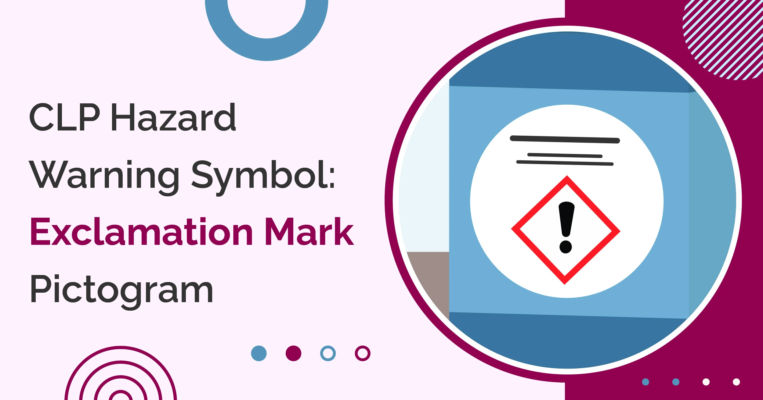 CLP Hazard Warning Symbol: Exclamation Mark Pictogram