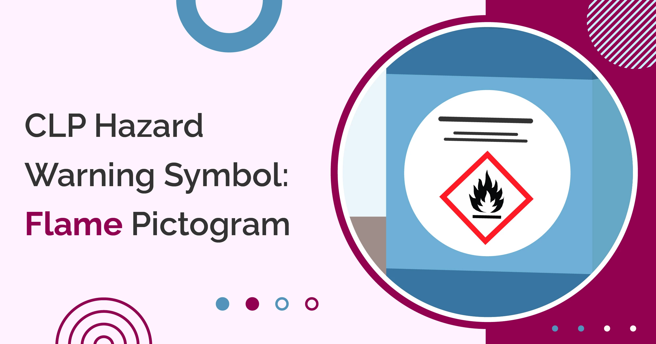 CLP Hazard Warning Symbol: Flame Pictogram