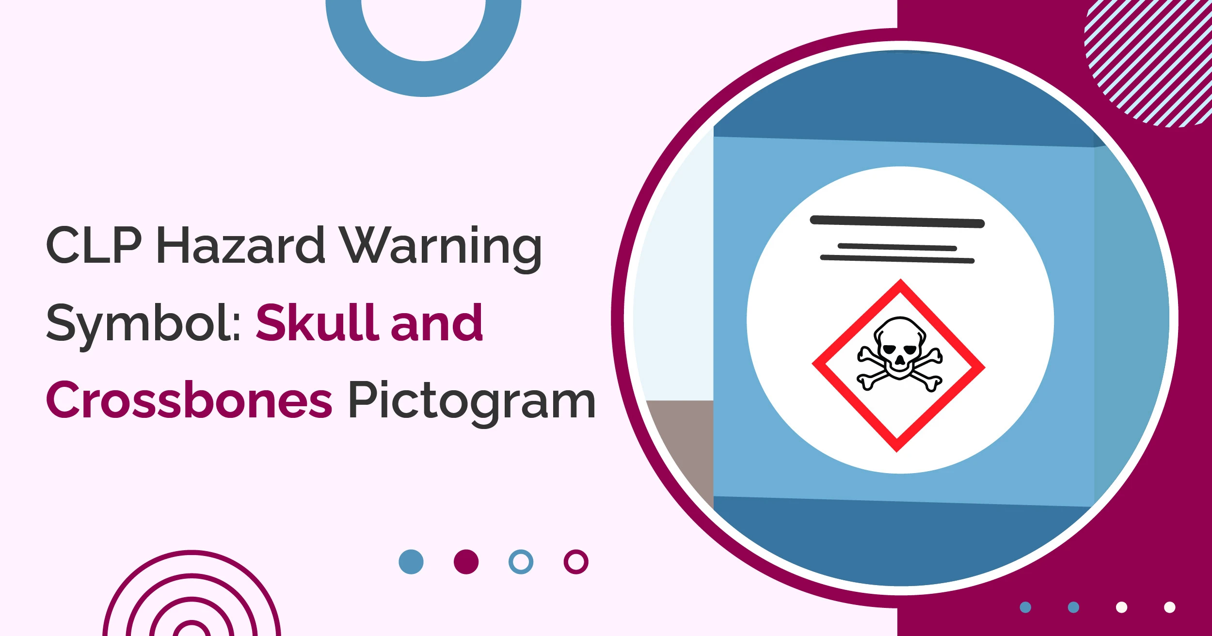 CLP Hazard Warning Symbol: Skull and Crossbones Pictogram